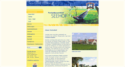 Desktop Screenshot of ferien-seehof.de