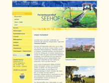 Tablet Screenshot of ferien-seehof.de